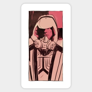 Tron Guard portrait Sticker